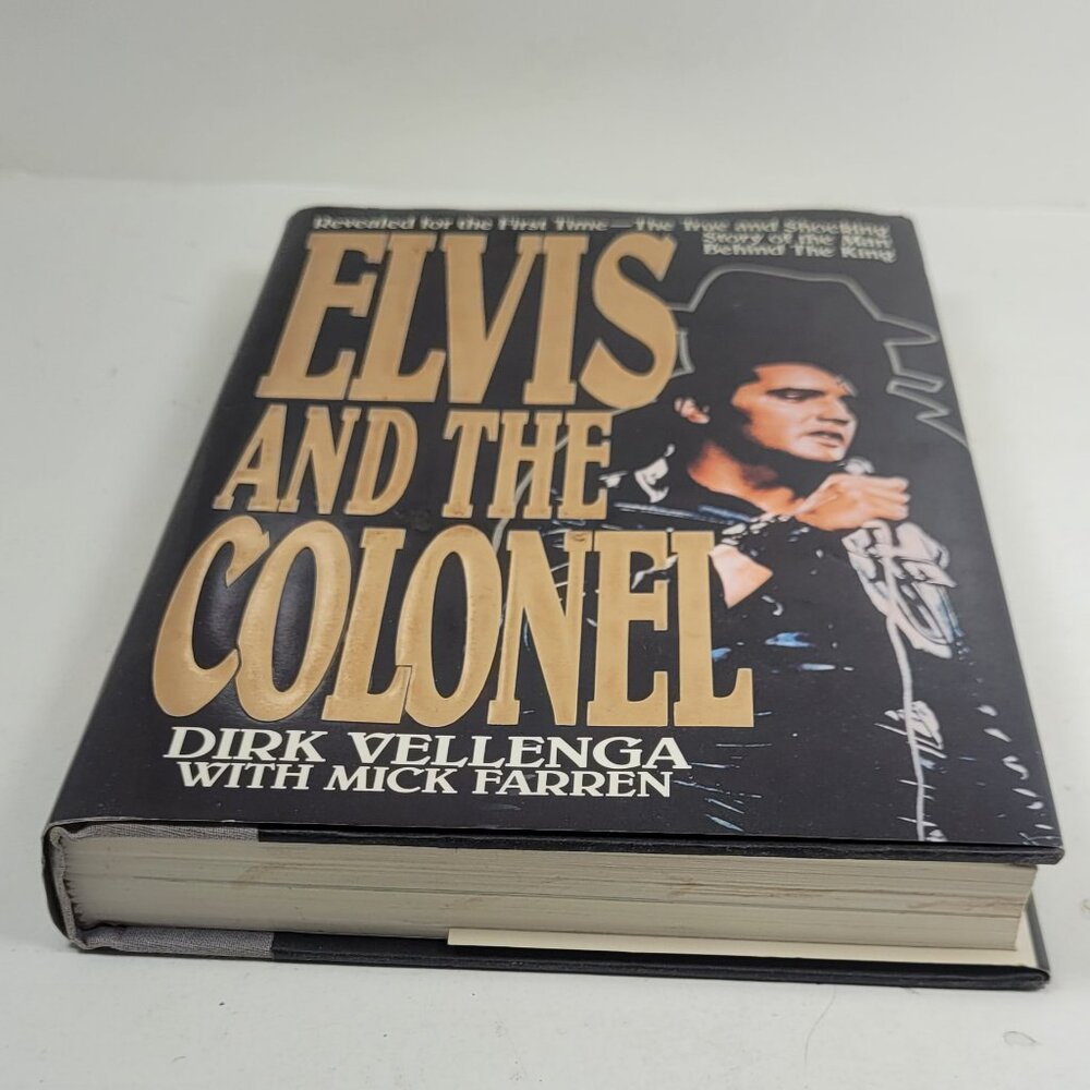 Elvis And The Colonel Hardcover -RARE BOOK